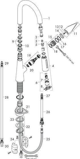 Immagine prodotto hansgrohe Talis S in acciaio inossidabile