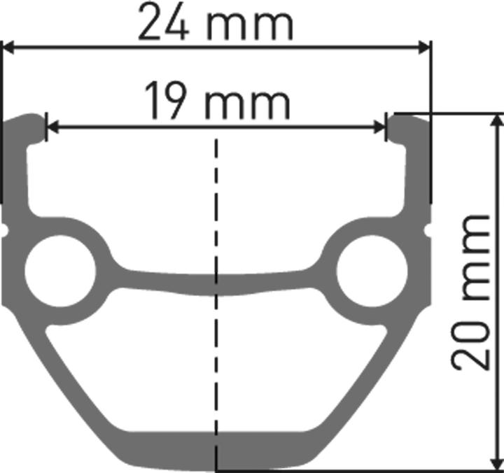 Produktbild DT Swiss 535 26" 36L schwarz (non disc) (26")