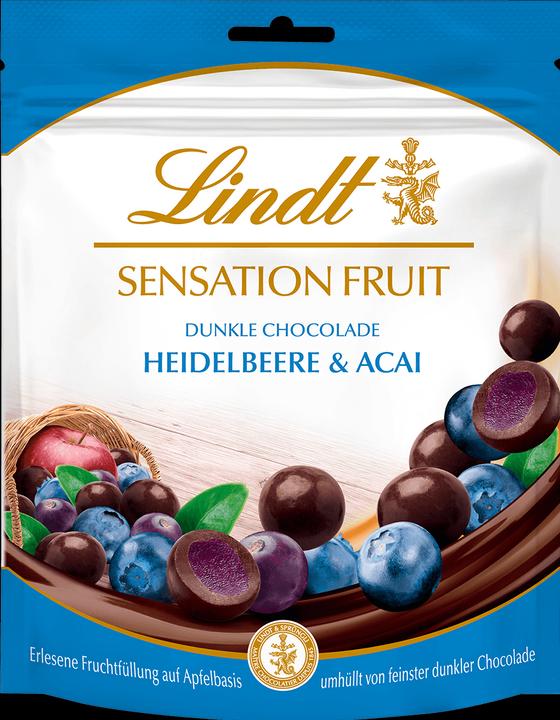 Actual product image Lindt Sensation Fruit Dark Blueberry & Acai (150 g)