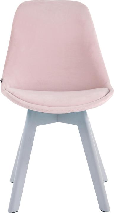 Immagine prodotto CLP Sedia visitatore Borneo V2 Velvet bianco, rosa
