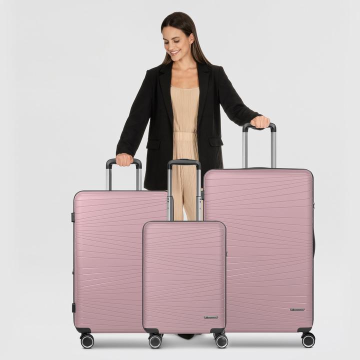 Actual product image Franky Dallas 3.0 4 wheel suitcase set 3-piece (188 l, XL (from 140l))