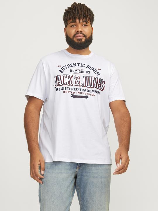 Image du produit Jack & Jones Jjelogo Tee Ss O-Neck 2 Col Aw24 S Pls (6XL)