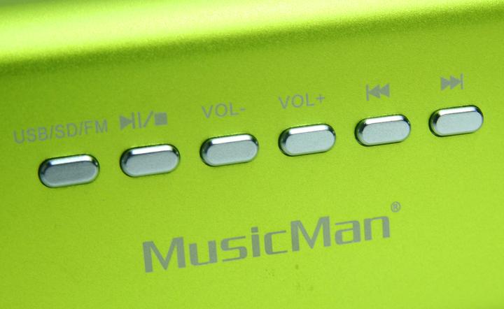 Actual product image Technaxx Musicman Ma Soundstation (5 h, Electrical connection, Rechargeable battery operated)