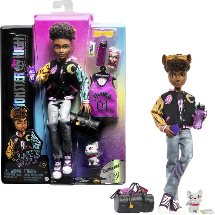 Actual product image Monster High - Doll with Pet - Clawd