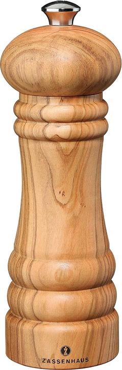 Actual product image Zassenhaus Salt Mill BERLIN Olive Wood, 18 cm (Salt)
