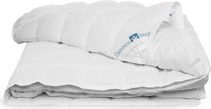 DaunenStep Daunendecke Meran leicht, Füllung: 100% Gänsedaunen (240 g, 155 x 220 cm)