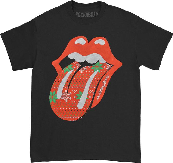 Immagine prodotto The Rolling Stones T-shirt con design natalizio (M)