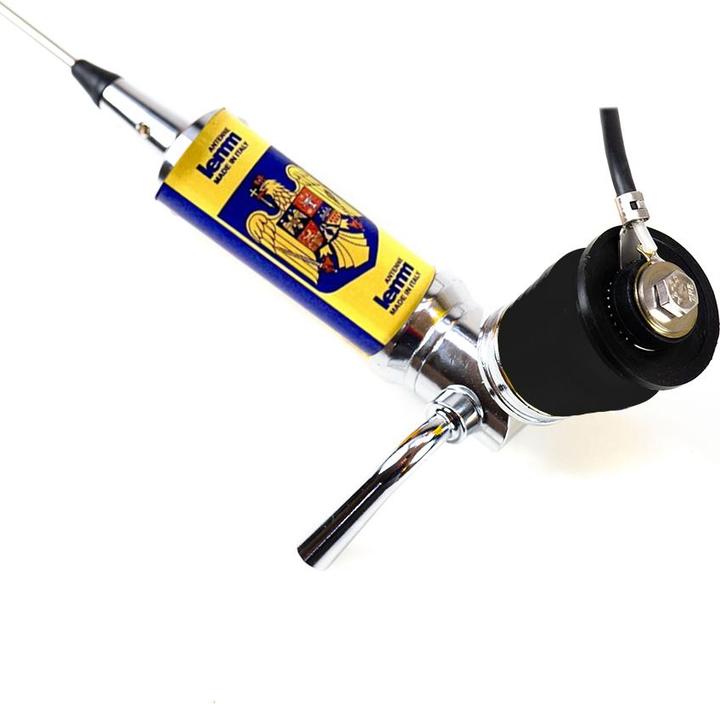 Actual product image Lemm CB antenna TURBO 2001 Romania, length 200 cm, gain 6.5 dB, 26.5-28 MHz, 2000 W, cable RG58 4