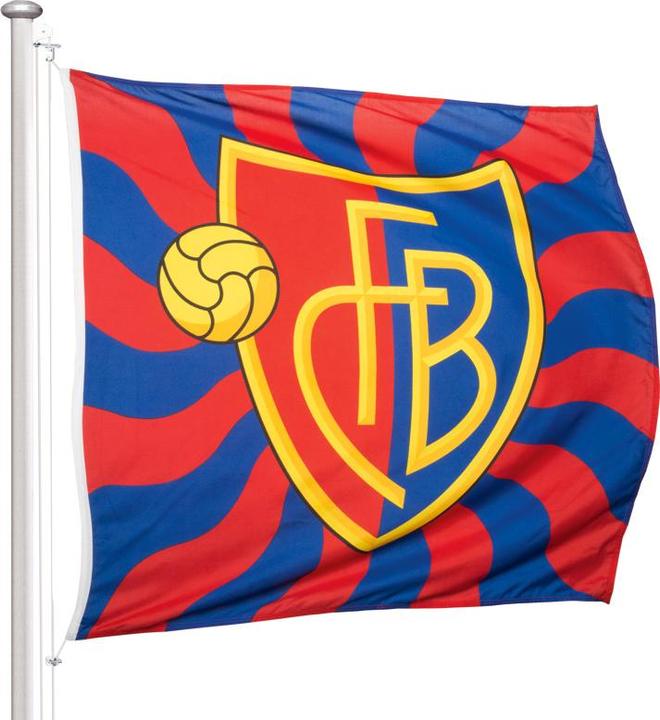 Image du produit Keller Fahnen Sportfahne FC Basel official «geflammt» Superflag® 150x150 cm
