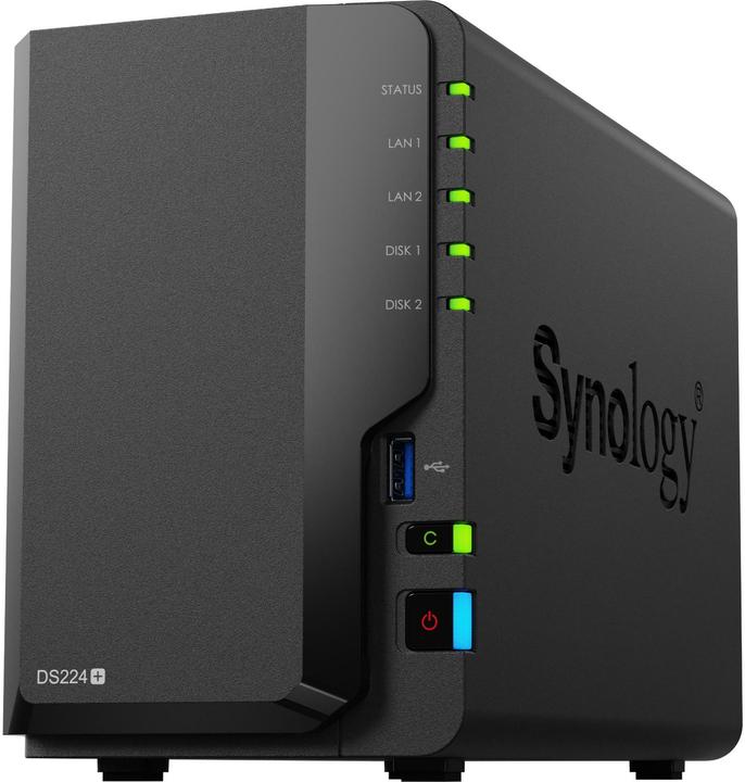 Immagine prodotto Synology DS224+ (2 x 16 TB, Synology HAT 33xx)