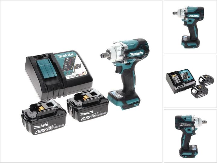 Actual product image Makita DTW 300 RM Battery impact wrench 18 V 330 Nm 1/2" Brushless + 2x battery 4.0 Ah + charger (Rechargeable battery operated)
