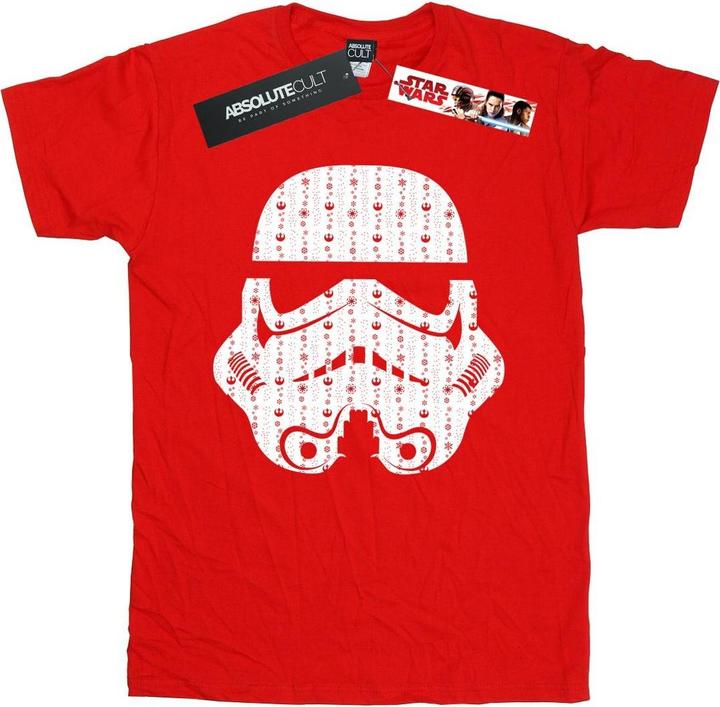 Star Wars Christmas Stormtrooper Helmet TShirt (3XL)