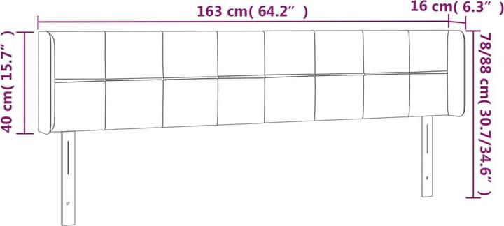 Immagine prodotto VidaXL Benson (163 x 16 x 88 cm)