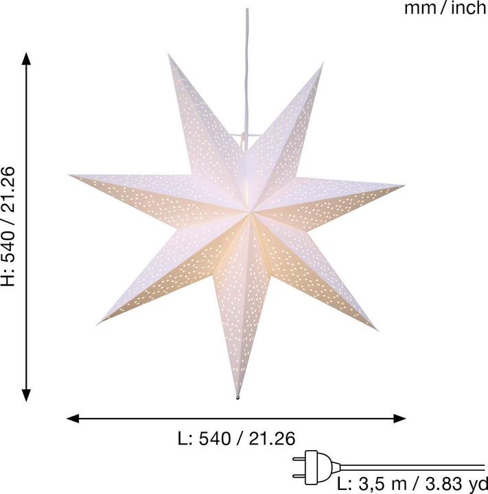 Produktbild Star Trading Papierstern DOT