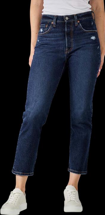 Actual product image Levis 501 Jeans Straight Cropped salsa authentic (W30/L26)