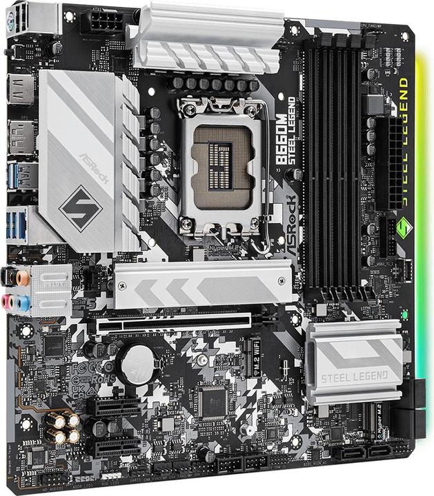Produktbild AsRock B660M Steel Legend (LGA 1700, Intel B660, mATX)