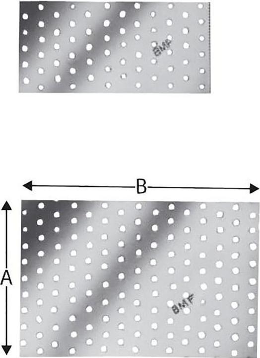 Actual product image Simpson Sst Perforated plates (Perforated plate, 50 pcs.)