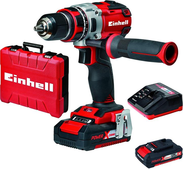 Einhell TE-CD 18 Li Brushless, 2 x batteria (Batteria ricaricabile)