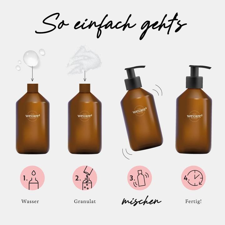 Produktbild we:care2 Handseifen-Granulat (Flüssigseife, Handseife Nachfüllpackung)