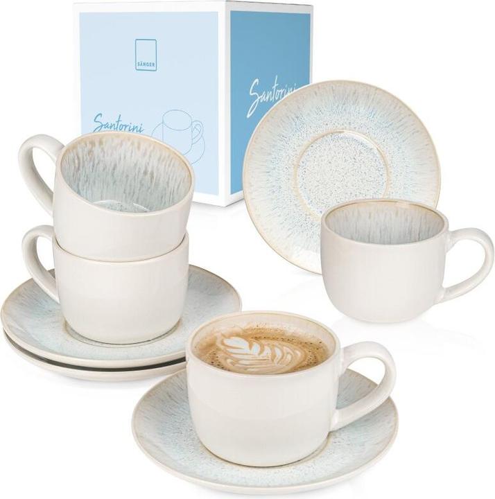 Sänger Kaffeetassen Set Santorini (100 ml, 4 x)