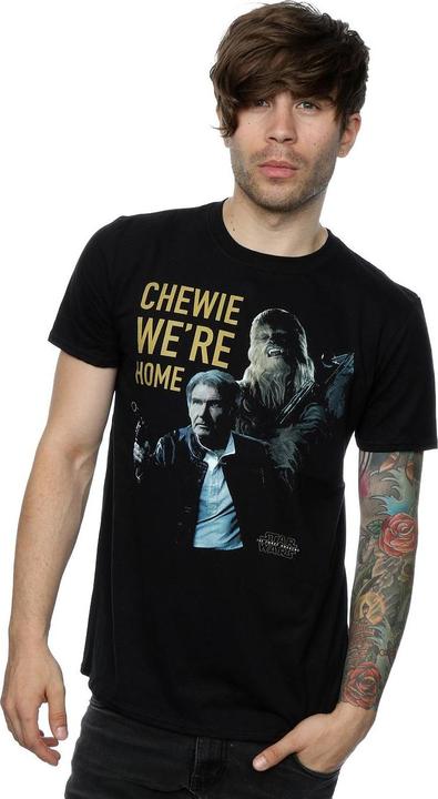 Immagine prodotto Star Wars Force Awakens Chewie We're Home Maglietta Uomo (M)