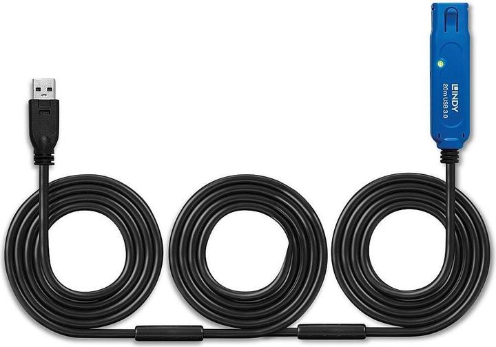 Immagine prodotto Lindy Prolunga attiva USB 3.0 da 20 m Collegamenti USB 3.0 fino a 40 m (20 m, USB 3.2 Gen 1)