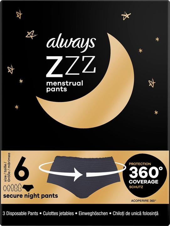 Always Zzz Menstrual panties (S/M)