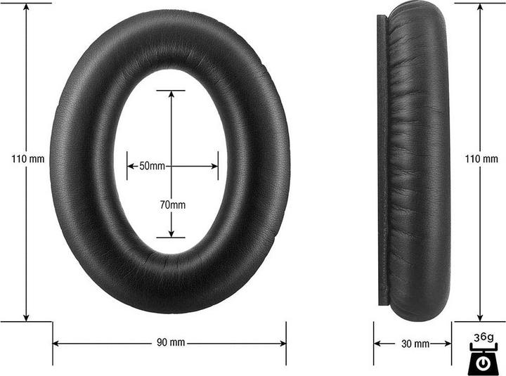 Actual product image Apfelkiste Replacement ear cushion (Bose QuietComfort)