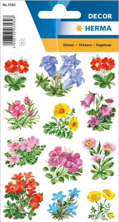Actual product image HERMA Sticker flowers