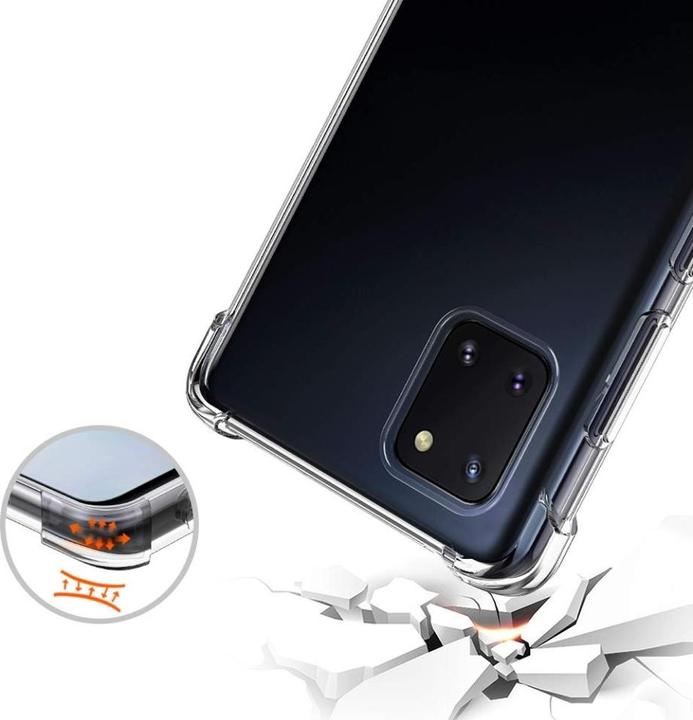Produktbild Screenguard Samsung Galaxy Note10 Lite Hülle Crystal Soft Airbag Bumper (Samsung Galaxy Note 10 Lite)
