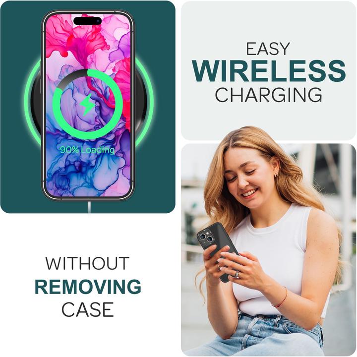 Actual product image Nalia Hybrid Sleeve Matt Transparent Frosted (Apple iPhone 15 Plus)
