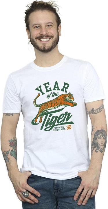 Produktbild Netflix Stranger Things Hawkins Year of The Tiger 86 TShirt (XL)