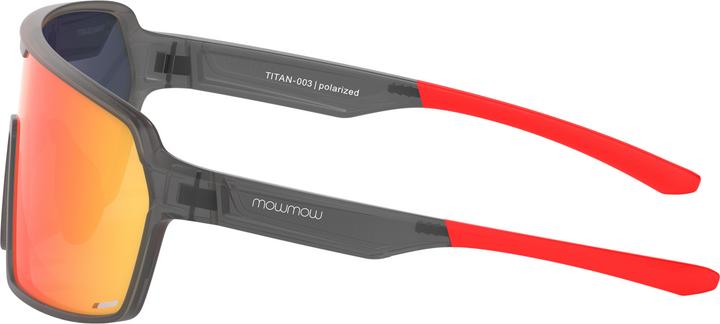 Actual product image Mow Mow Titan (Transparent Grey, Orange, Red)