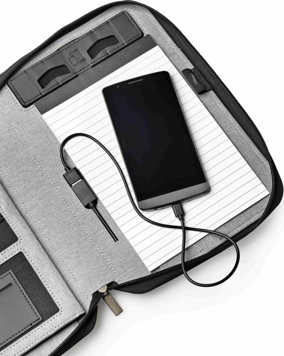Immagine prodotto Dufco Cartella da conferenza con powerbank (A5, 1 x)