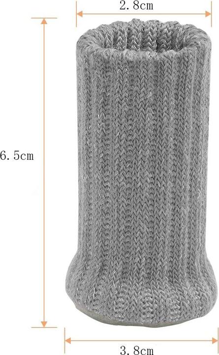 Image du produit Esmée Stoff Stuhlbein Stulpen Schutz Tisch / Stuhl / Boden Schoner - 4er Set