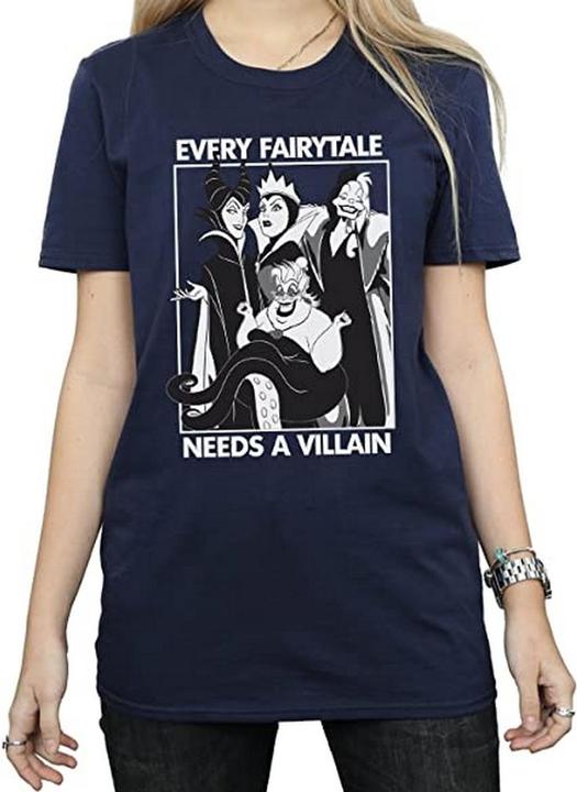 Immagine prodotto Disney T-shirt en coton Femme/Ladies Every Fairy Tale Needs A Villain (Chaque conte de fées a besoin d'un (L)