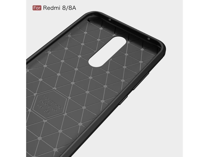 Immagine prodotto Screenguard Xiaomi Redmi 8 Cover Carbon Brushed Soft TPU (Xiaomi Redmi 8)