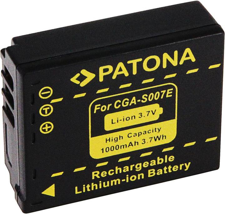 Actual product image Patona CGA-S007 Battery for Panasonic (Camera battery)