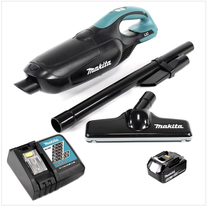 Produktbild Makita DCL 182 RM1 B Akku Staubsauger 18 V Schwarz + 1x Akku 4,0 Ah + Ladegerät