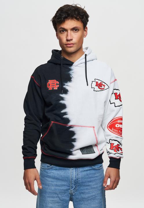 Immagine prodotto Recovered Felpa con cappuccio in pile Re:covered - INK DYE Kansas City Chiefs - XL (XL)