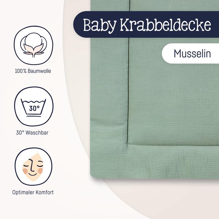 Produktbild Julius Zöllner Krabbeldecke Musselin