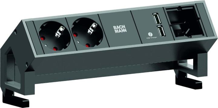 Immagine prodotto Bachmann DESK2 - 2xSchuko, 1xUSB & (2 x, CEE 7/3, CEE 7/16, 0.20 m)