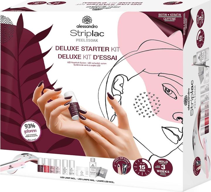 Alessandro Striplac Peel Or Soak Starter Kit (Nagellacktrockner)