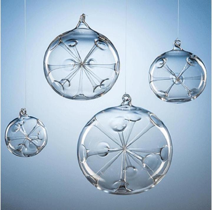 Produktbild Glasi Hergiswil Weihnachtskugel mit Einstich Ø 9 cm, aus Glas (1 -teilig)
