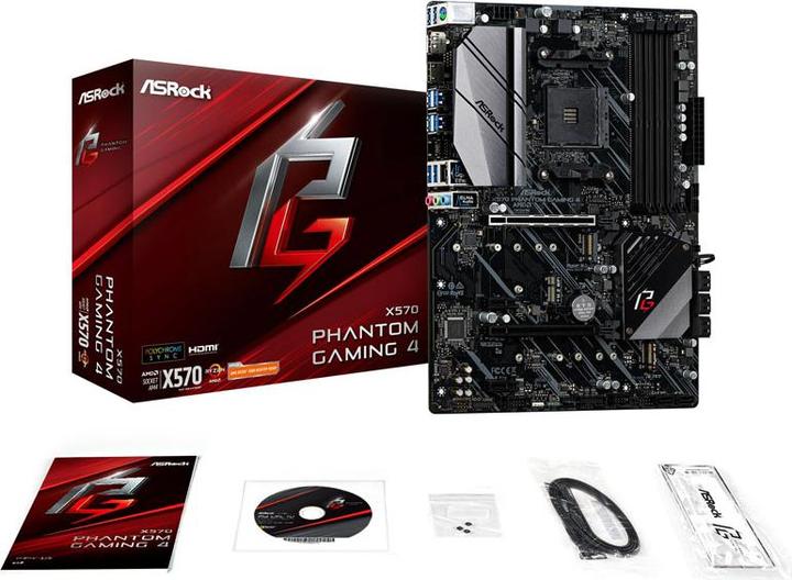 Image du produit AsRock X570 Jeux fantômes (AM4, AMD X570, ATX)