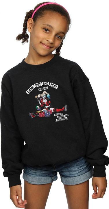 Produktbild Harley Quinn Come Out And Play Sweatshirt Mädchen (152, 158)