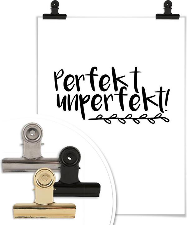 Produktbild Trenddeko Perfekt unperfekt (30 x 40 cm)