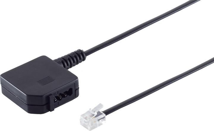 Actual product image Shiverpeaks Adapter Wst. RJ11/TAE-F coupler with 20cm cable (only as VF v. 5)