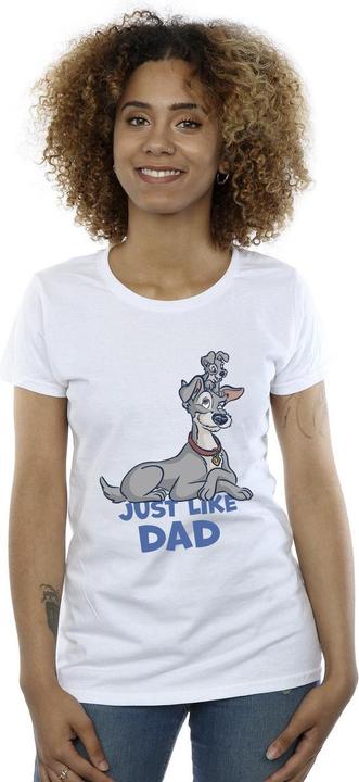 Produktbild Disney Lady And The Tramp Just Like Dad TShirt (L)