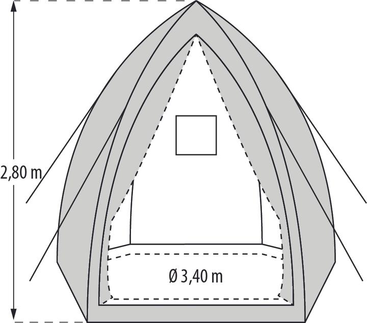 Produktbild Vitavia Pflanzenschutzzelt Hawaii XL